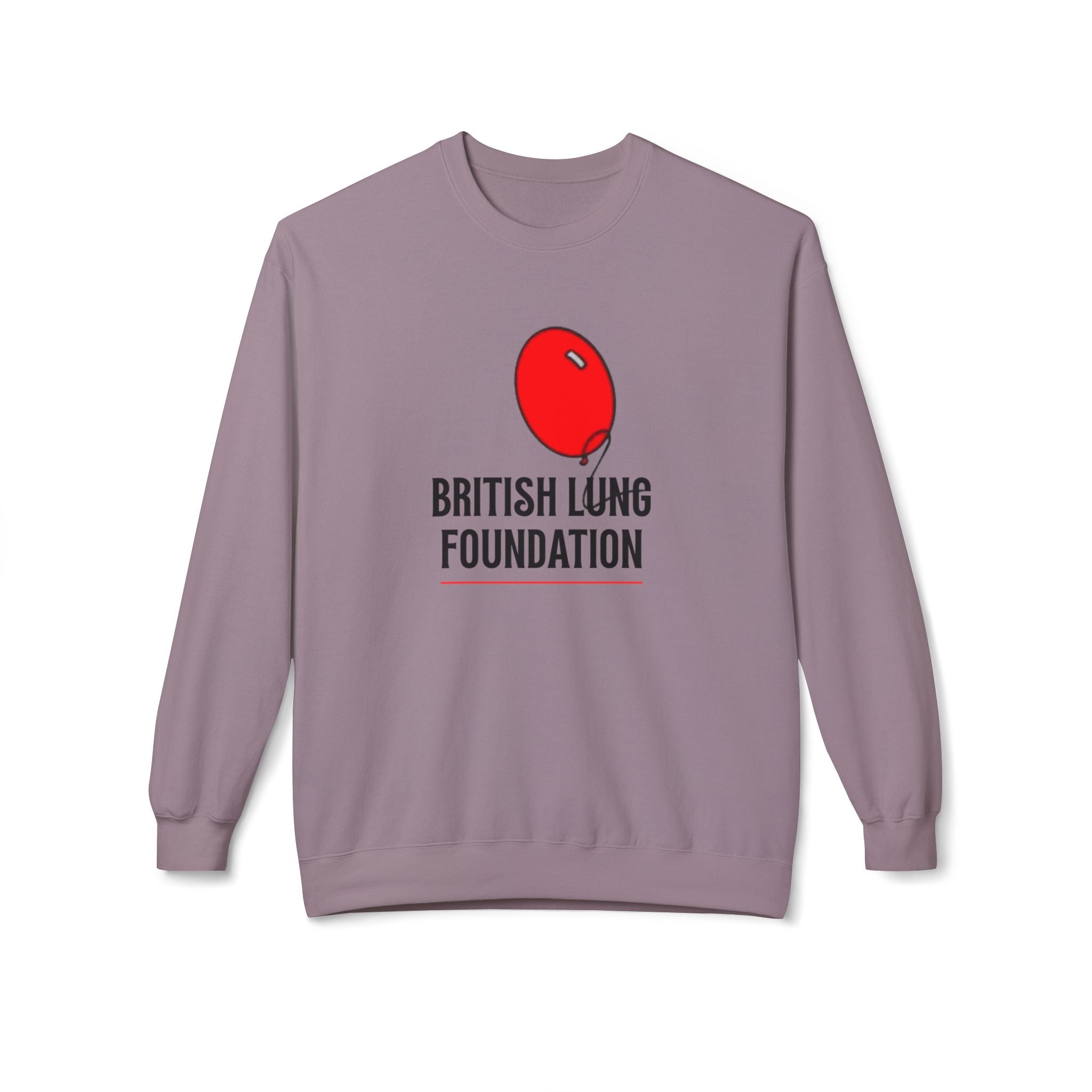 British Lung Foundation balloon logo Sweatshirt | charity lung health as worn by the late Princess Diana
