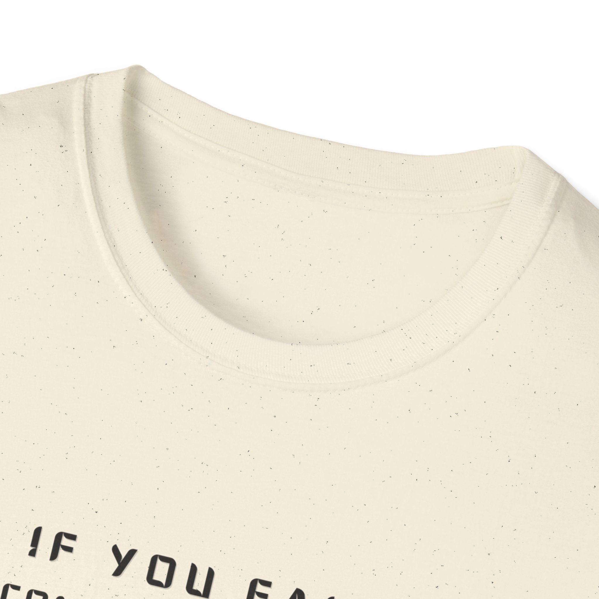 If You Fail Congratulations T-Shirt | Minimalist Motivational Text Tee