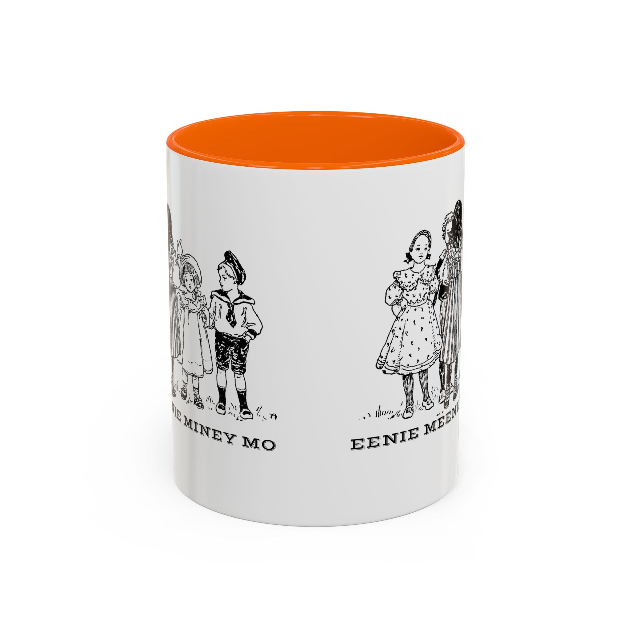 Eenie Meenie Miney Mo -  Illustration Mug | Accent Coffee Mug 11oz | Nursery Rhyme Quote Cup