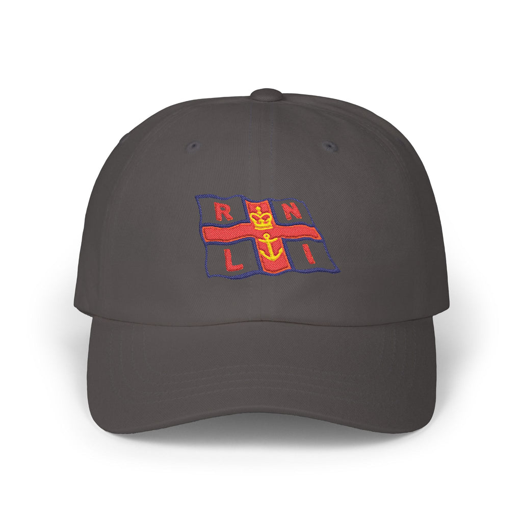 RNLI Lifeboat Flag Cap, British Rescue Hat, Coastal Gift, Nautical Embroidered Dad Cap, UK Sea Rescue Inspired Hat, Princess Kate