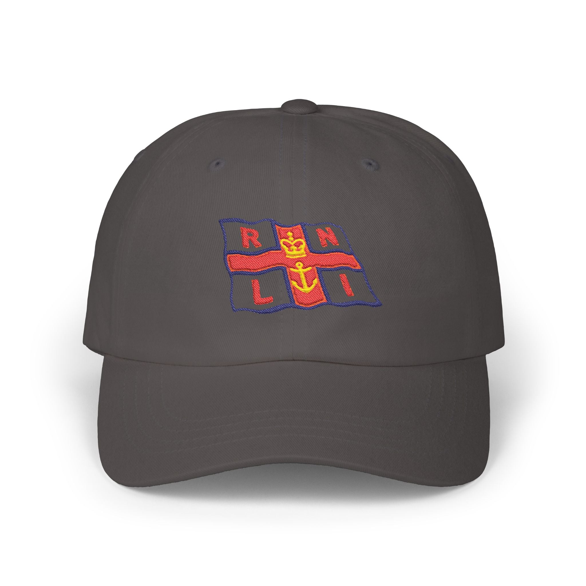RNLI Lifeboat Flag Cap, British Rescue Hat, Coastal Gift, Nautical Embroidered Dad Cap, UK Sea Rescue Inspired Hat, Princess Kate