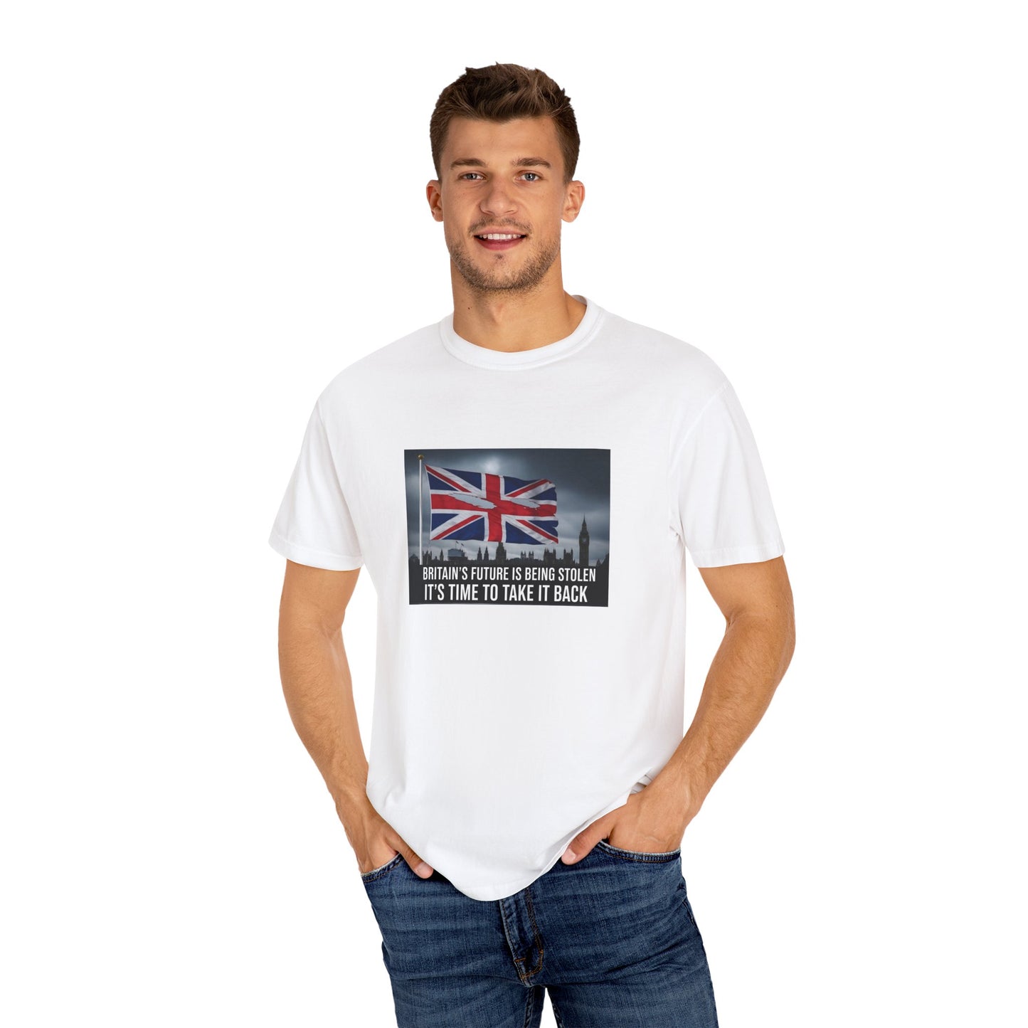Time to get our country back, Patriotic Unisex T-Shirt - Britain’s Future Design, Casual Wear, Gift for Activists, Statement Shirt, Independence Day Tee