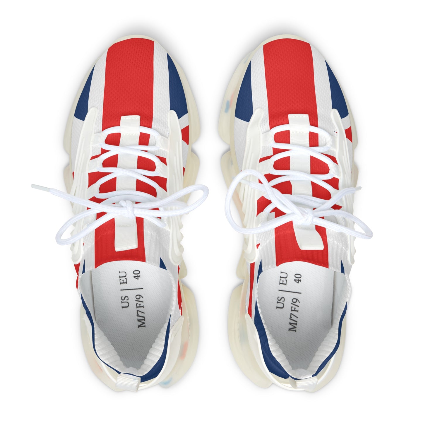 Union Jack Trainers Patriotic Women's Mesh Sneakers | Comfortable Fashion, Casual Shoes, Gift for Her, Sporting Events, Summer Outfits