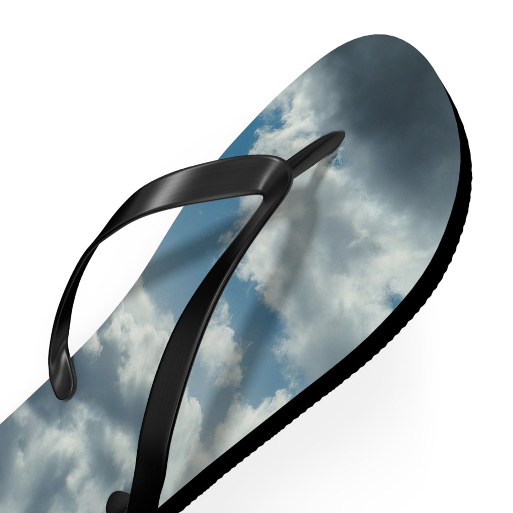 Cloud Sky Flip Flops – Stormy Sky Beach Sandals
