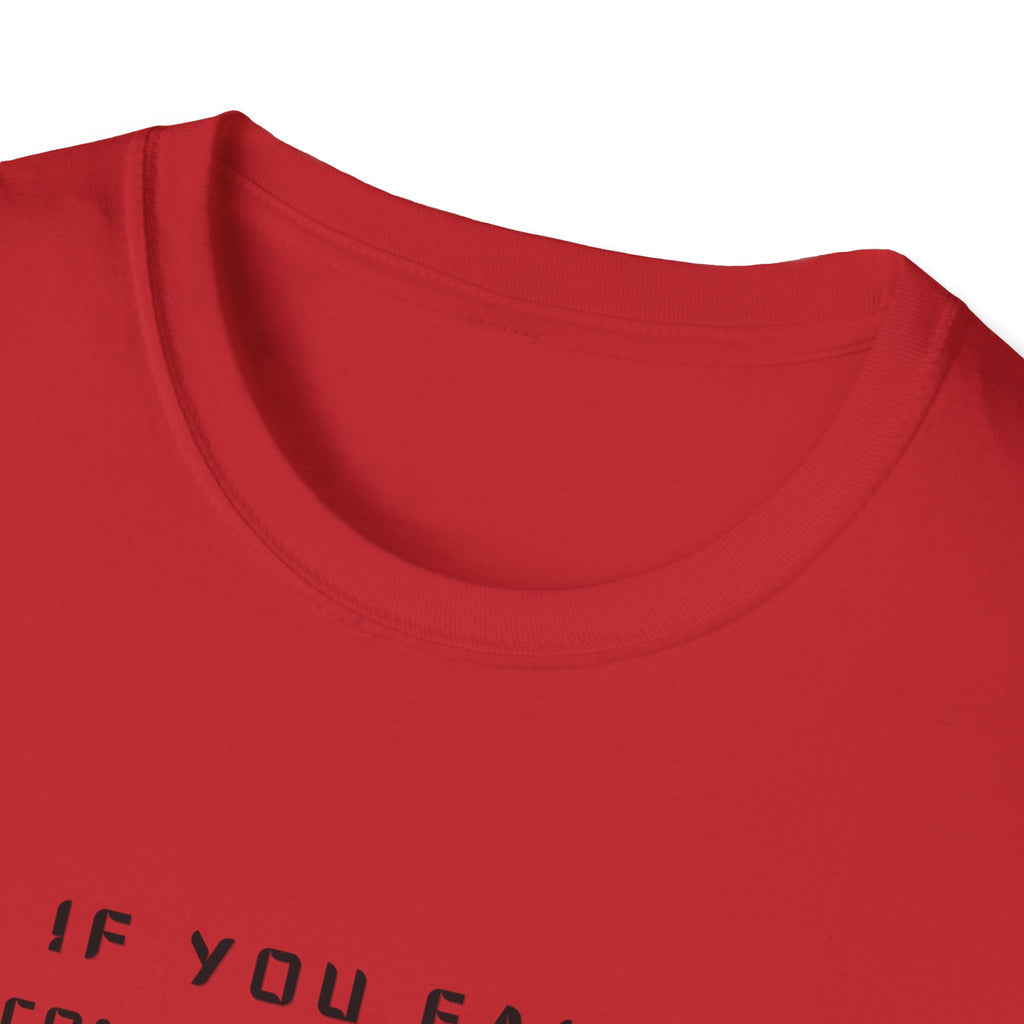If You Fail Congratulations T-Shirt | Minimalist Motivational Text Tee