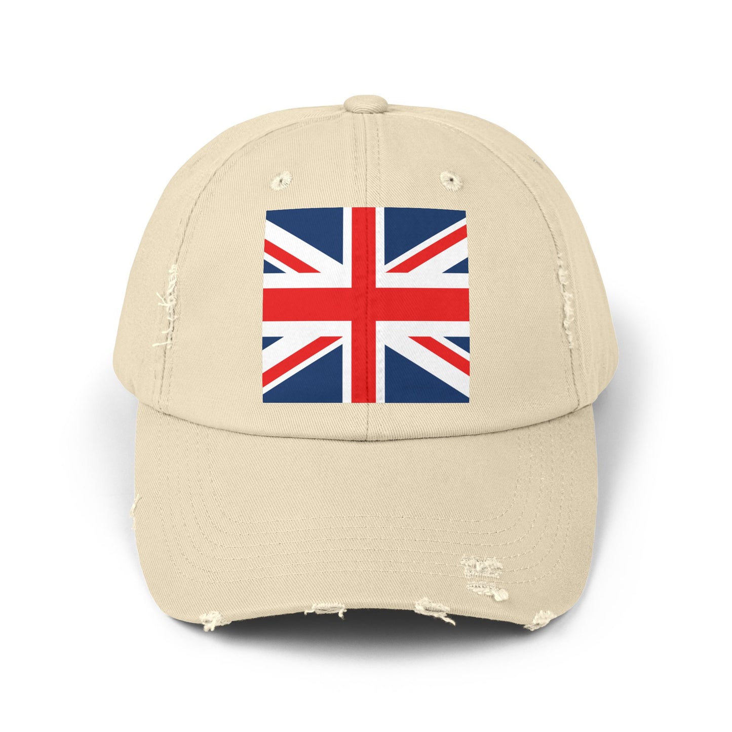 Vintage British Union Jack Flag Cap | Unisex Distressed Cap for Casual Wear, Travel, Gifts, Outdoor Adventures, Festival Style