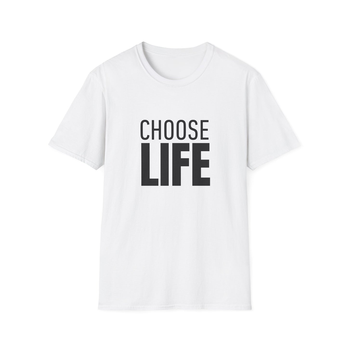 Choose Life George Micheal inspired -Unisex T-Shirt - Inspirational Fashion, Everyday Wear, Casual Gift, Motivational Quote, Gift for All Occasions