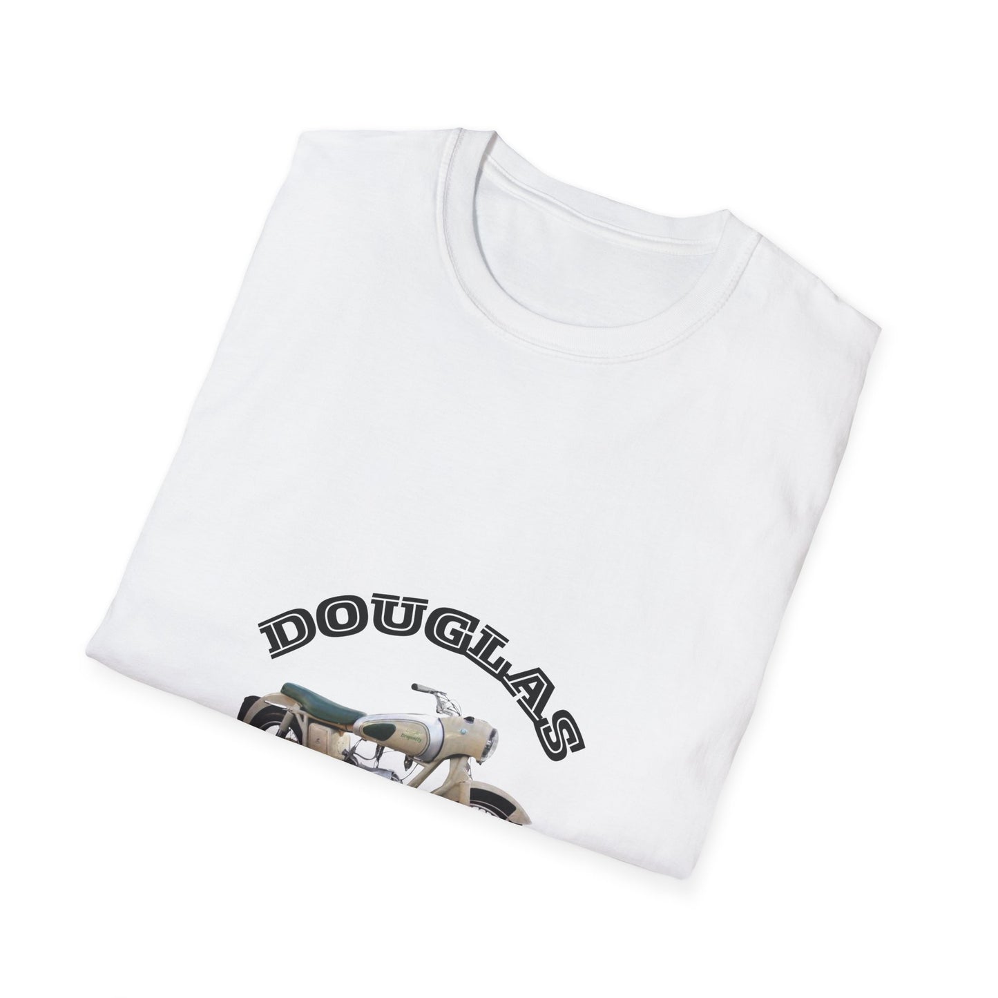 Douglas Dragonfly Motorcycle Unisex Softstyle T-Shirt, Casual Tee, Gift for Bikers, Motorcycle Shirt, Unique Graphic Tee