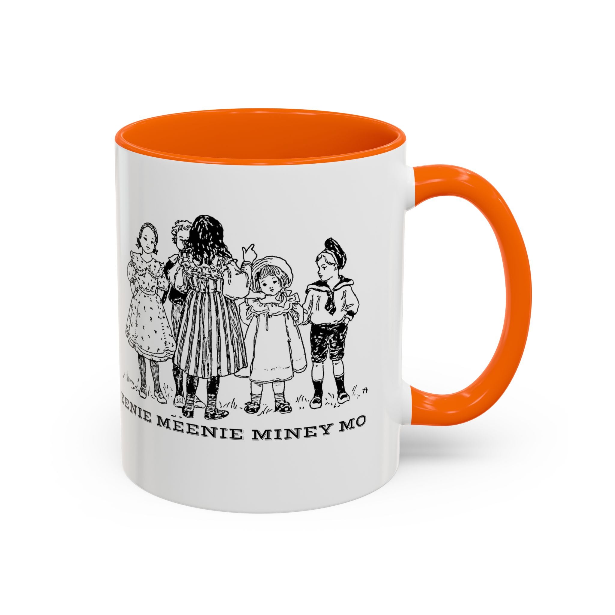 Eenie Meenie Miney Mo -  Illustration Mug | Accent Coffee Mug 11oz | Nursery Rhyme Quote Cup