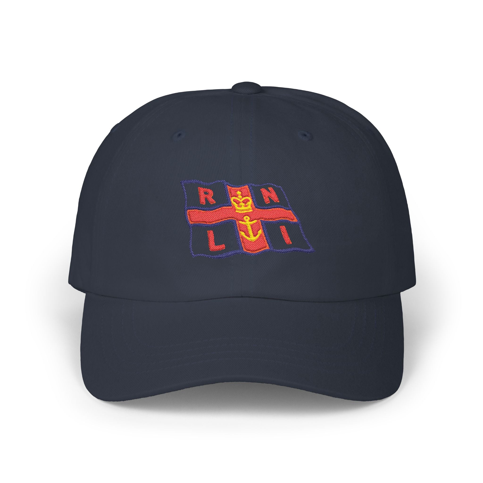 RNLI Lifeboat Flag Cap, British Rescue Hat, Coastal Gift, Nautical Embroidered Dad Cap, UK Sea Rescue Inspired Hat, Princess Kate