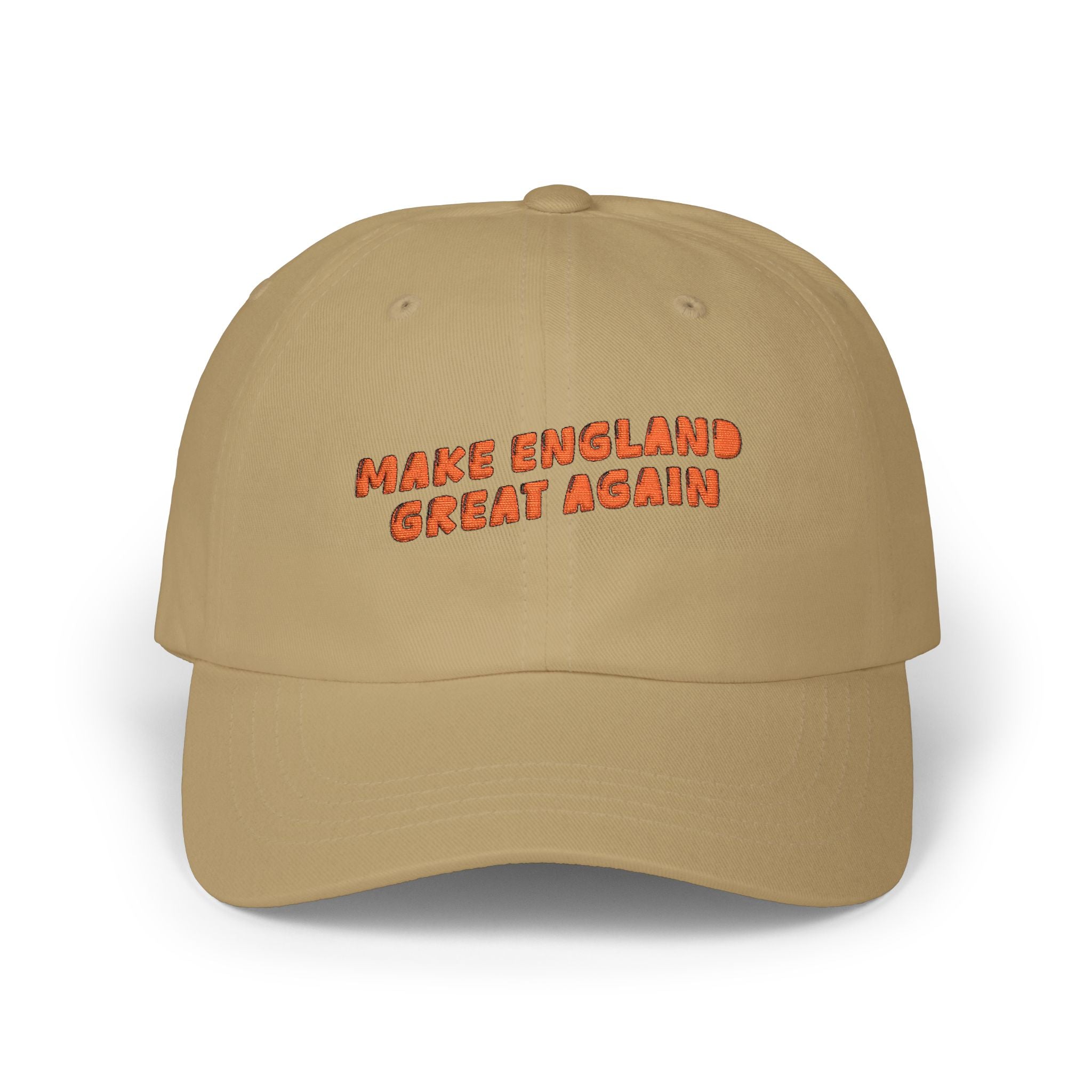 Make England Great Again Cap | Embroidered White Dad Hat | Patriotic England Hat | UK Pride Baseball Cap