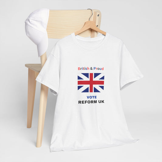 British & Proud Reform UK Unisex Tee