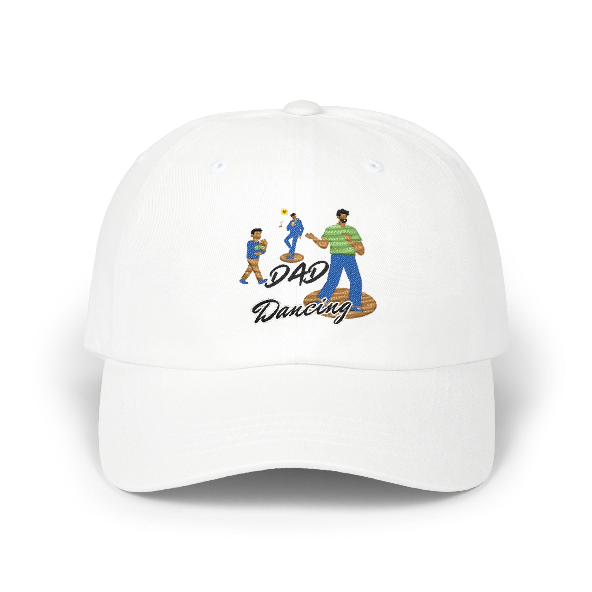 Dad Dancing Cap | Retro Dancing Dad Illustration