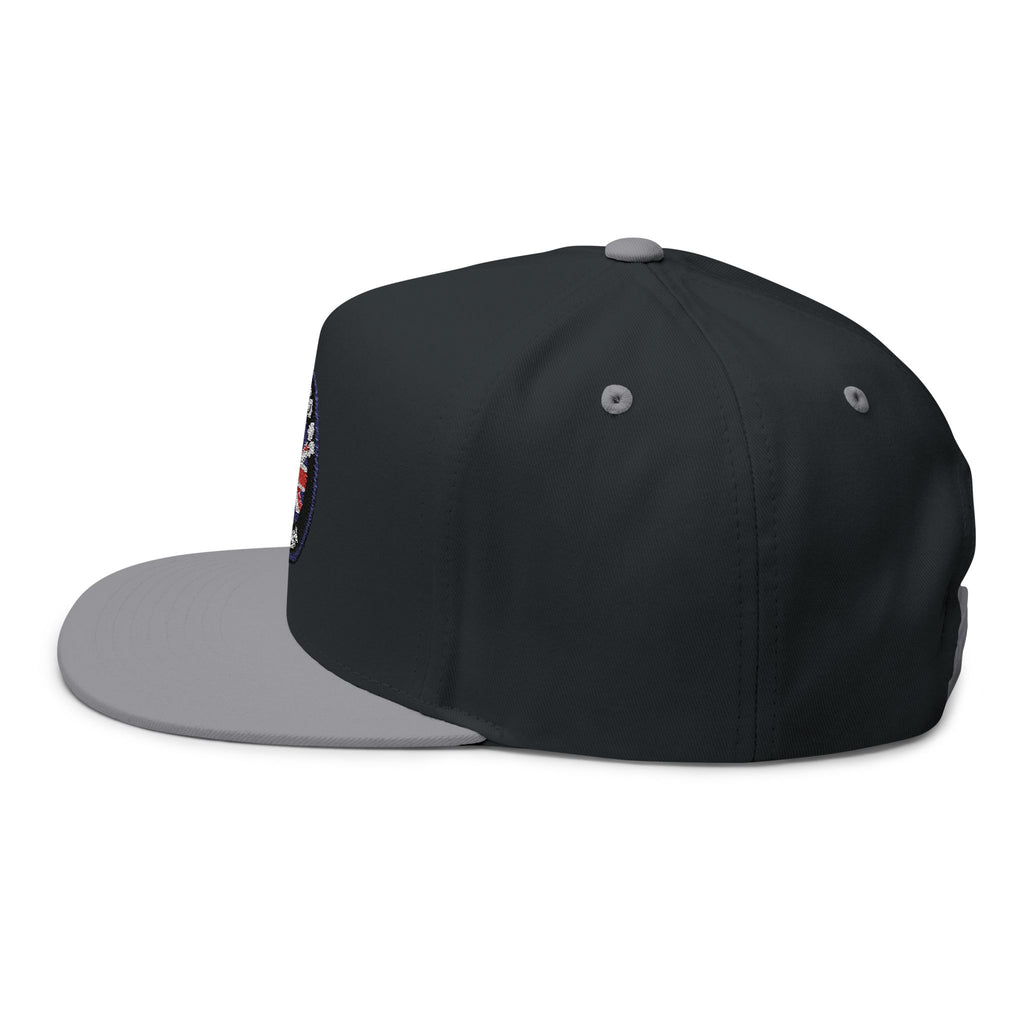 Proud to Be British embroidered patch Flat Bill Cap | Union Jack snapback