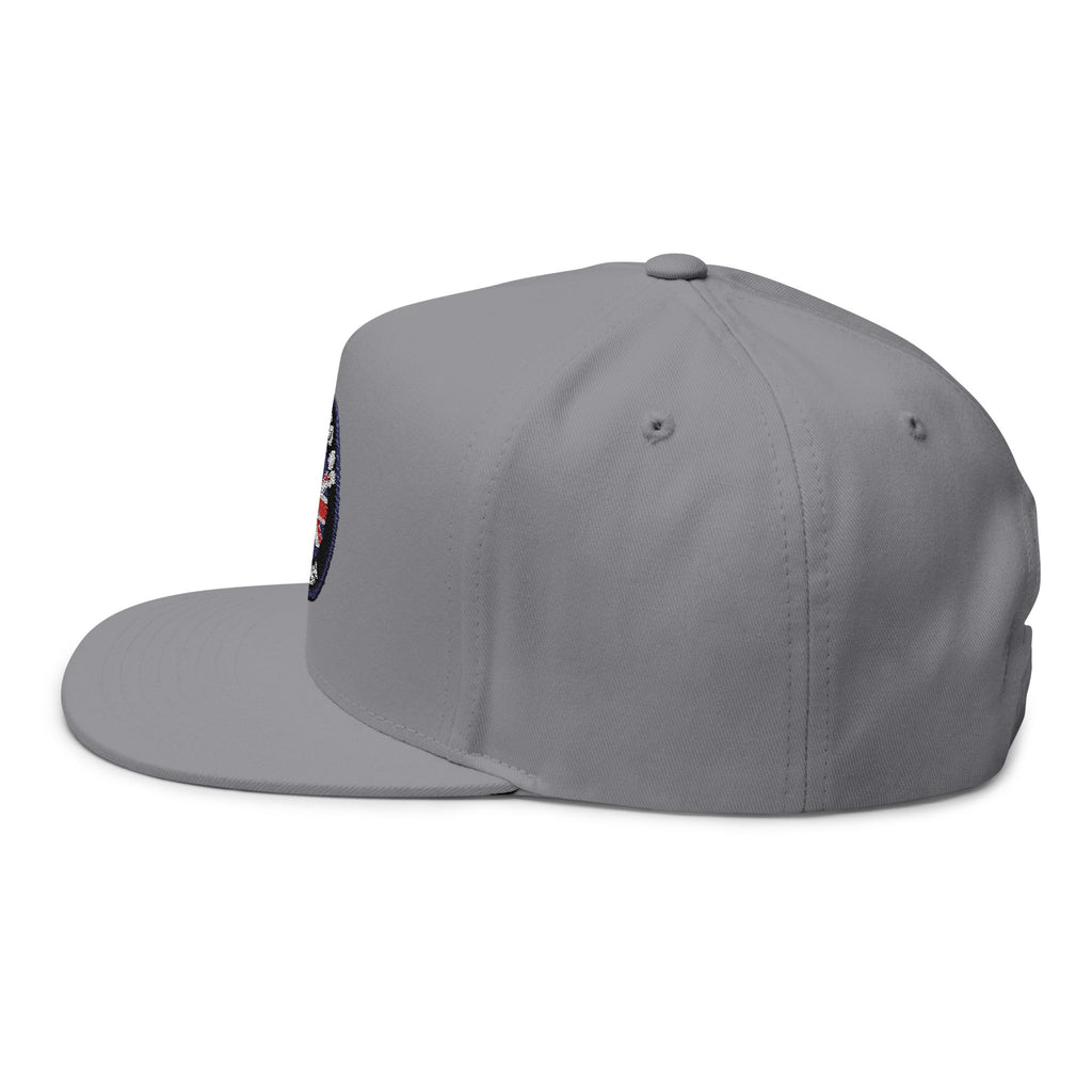 Proud to Be British embroidered patch Flat Bill Cap | Union Jack snapback
