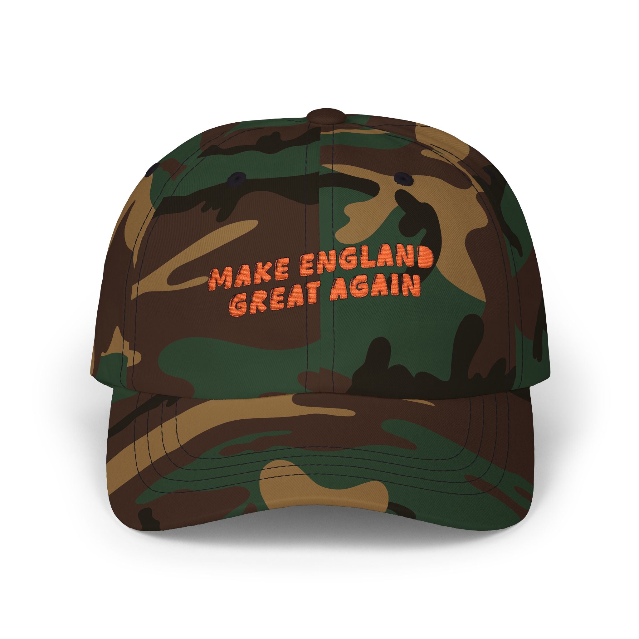 Make England Great Again Cap | Embroidered White Dad Hat | Patriotic England Hat | UK Pride Baseball Cap