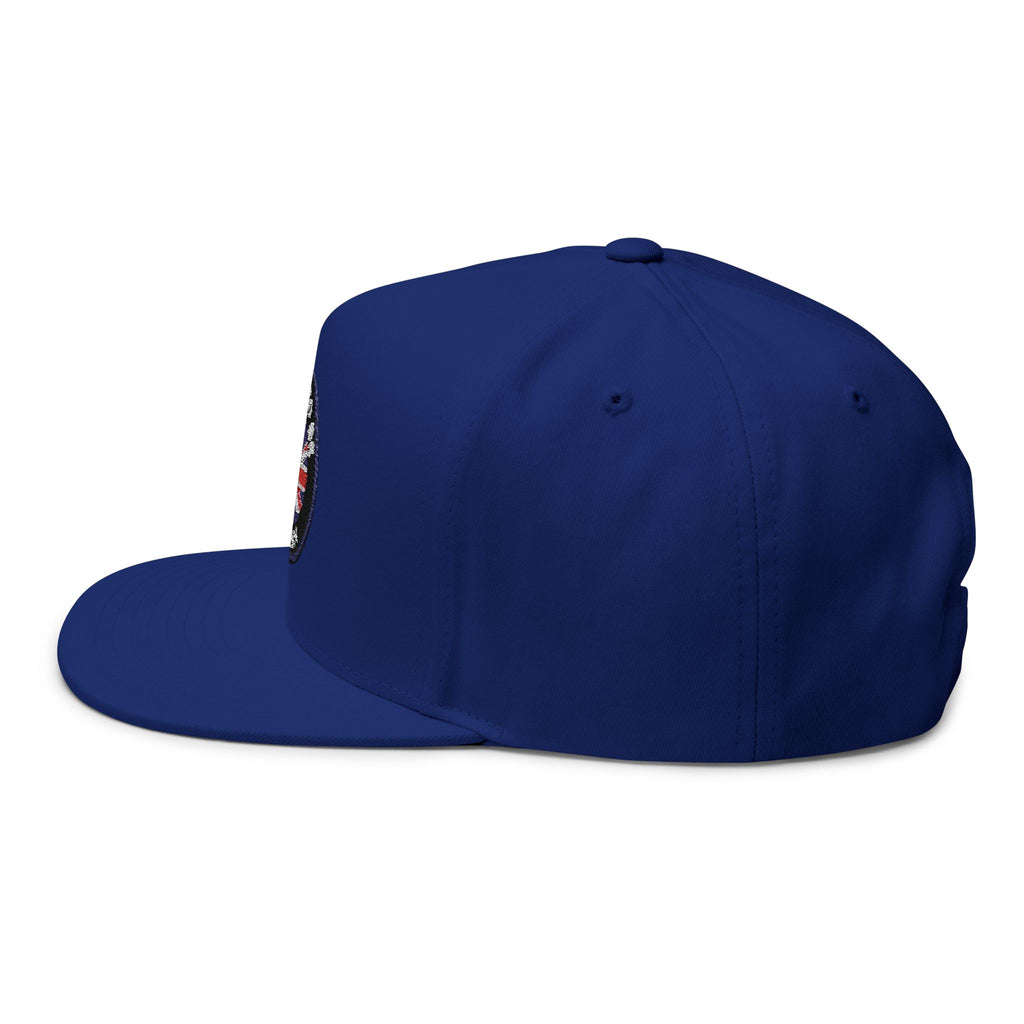 Proud to Be British embroidered patch Flat Bill Cap | Union Jack snapback