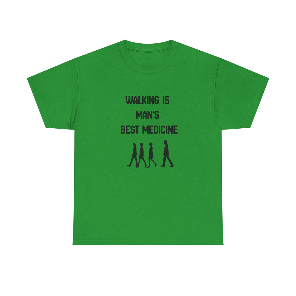 Hippocrates 'Walking Is Man's Best Medicine' T-Shirt — Fitness & Wellness Graphic Tee