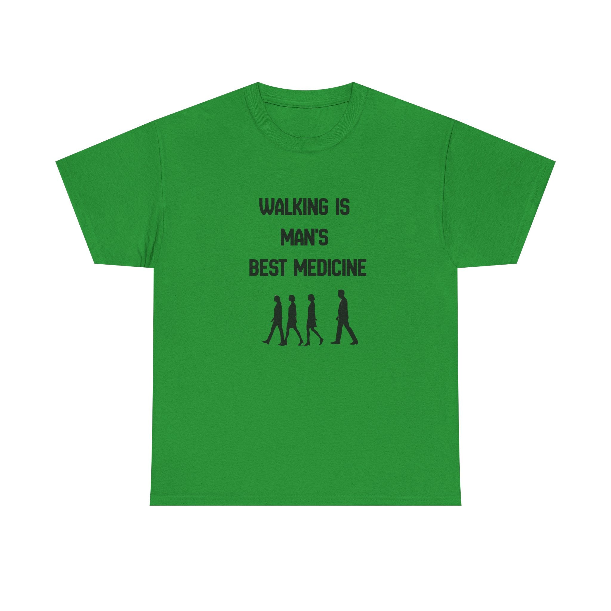 Hippocrates 'Walking Is Man's Best Medicine' T-Shirt — Fitness & Wellness Graphic Tee