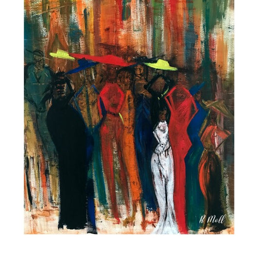 The Crowd from The Mad Diva Collection Canvas 20x20 cm